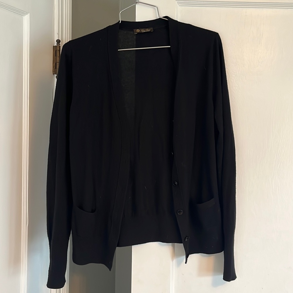 Loro Piana Cashmere Button-Down Cardigan